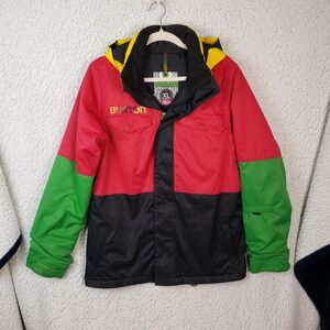 Burton Dryride Snowboard Jacket Youth XL Colorblock Skicore Streetwear 42x28